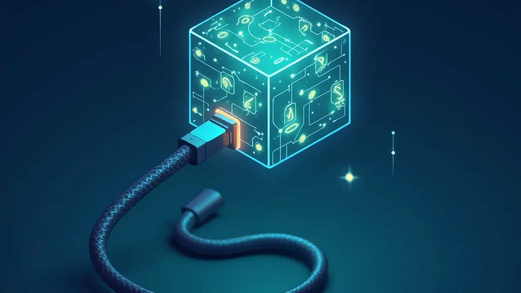 رسم توضيحي لكابل يربط نص Python بمكعب نموذج سحابي متوهج، يوضح اتصال API